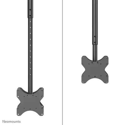 Neomounts CL35-340BL22 Soporte de techo para doble monitor/TV 23-42" - alt. 106-15