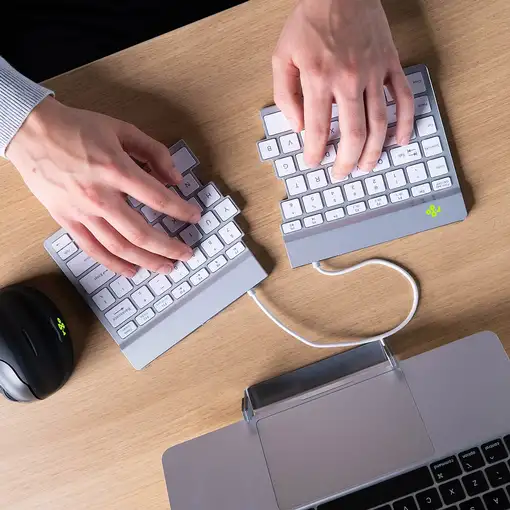 R-Go Tools Teclado ergonómico R-Go Split Break con software de pausa, teclado divi
