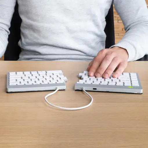 R-Go Tools Teclado ergonómico R-Go Split Break con software de pausa, teclado divi