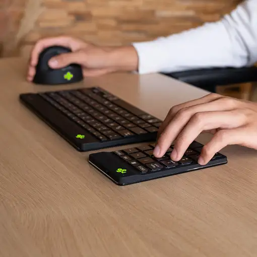 R-Go Tools Teclado numérico R-Go Numpad Break, teclado numérico ergonómico con sof