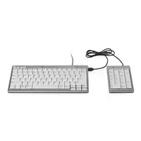 BakkerElkhuizen UltraBoard 955 Numeric teclado numérico PC USB Gris claro, Blanco