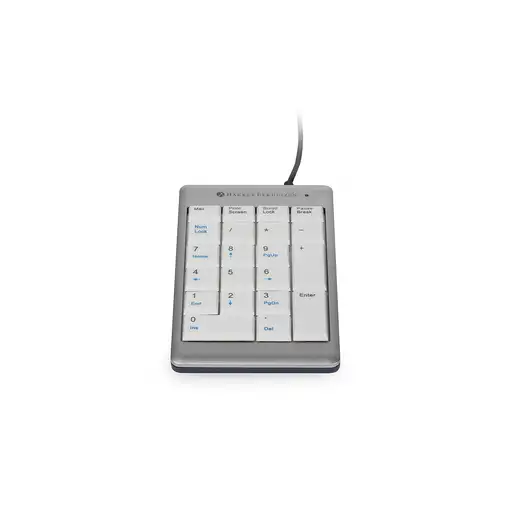 BakkerElkhuizen UltraBoard 955 Numeric teclado numérico PC USB Gris claro, Blanco