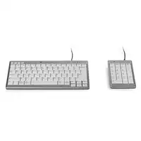 BakkerElkhuizen UltraBoard 955 Numeric teclado numérico PC USB Gris claro, Blanco