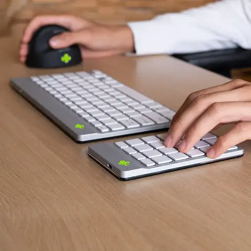 R-Go Tools Teclado numérico R-Go Numpad Break, teclado numérico ergonómico con sof