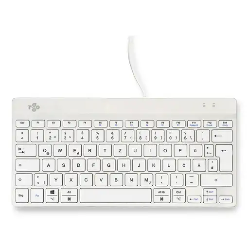 R-Go Tools Teclado ergonómico R-Go Compact Break, teclado compacto con software de