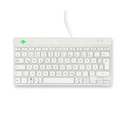 R-Go Tools Teclado ergonómico R-Go Compact Break, teclado compacto con software de