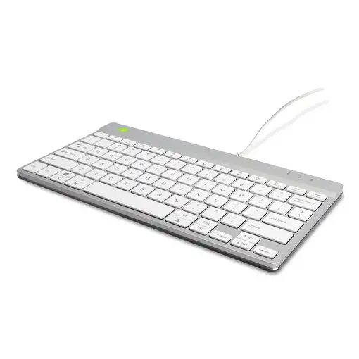 R-Go Tools Teclado ergonómico R-Go Compact Break, teclado compacto con software de