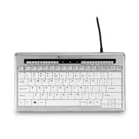 BakkerElkhuizen S-board 840 teclado Oficina USB QWERTY Inglés de EE. UU. Gris clar
