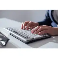 BakkerElkhuizen S-board 840 teclado Oficina USB QWERTY Inglés de EE. UU. Gris clar