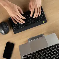 R-Go Tools Teclado ergonómico R-Go Compact Break, teclado compacto con software de