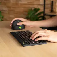 R-Go Tools Teclado ergonómico R-Go Compact Break, teclado compacto con software de