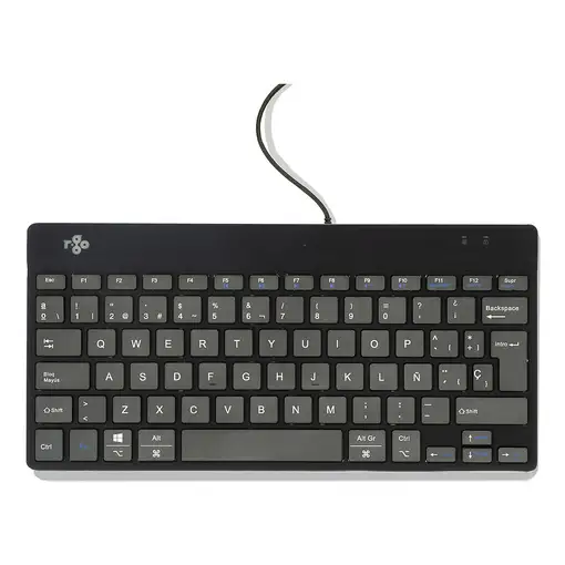 R-Go Tools Teclado ergonómico R-Go Compact Break, teclado compacto con software de