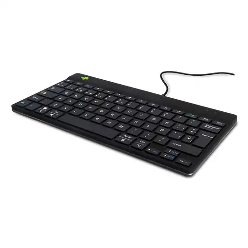 R-Go Tools Teclado ergonómico R-Go Compact Break, teclado compacto con software de