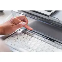 BakkerElkhuizen S-board 840 teclado Oficina USB QWERTZ Alemán Gris claro, Blanco