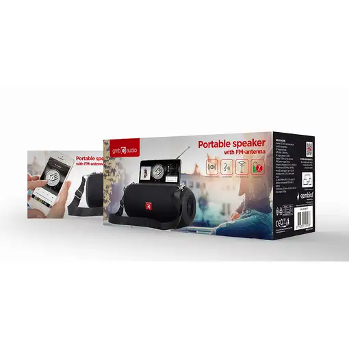Gembird SPK-BT-17 altavoz portátil o de fiesta Altavoz portátil estéreo Negro 5 W