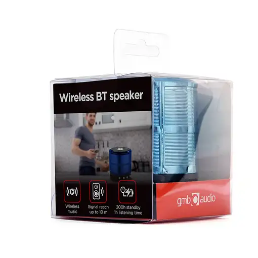 Gembird SPK-BT-08-B altavoz portátil o de fiesta Altavoz monofónico portátil Negro