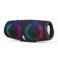 Gembird SPK-BT-LED-02 altavoz portátil o de fiesta Altavoz monofónico portátil Neg