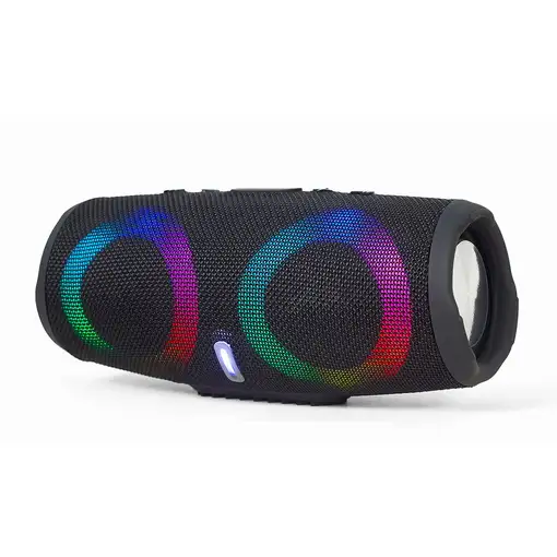 Gembird SPK-BT-LED-02 altavoz portátil o de fiesta Altavoz monofónico portátil Neg
