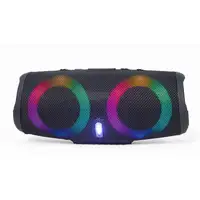 Gembird SPK-BT-LED-02 altavoz portátil o de fiesta Altavoz monofónico portátil Neg