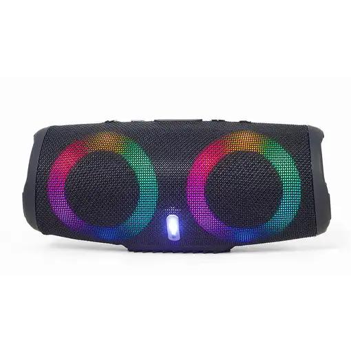Gembird SPK-BT-LED-02 altavoz portátil o de fiesta Altavoz monofónico portátil Neg