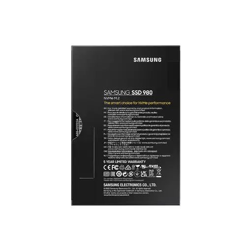 Samsung 980 500 GB M.2 PCI Express 3.0 NVMe V-NAND