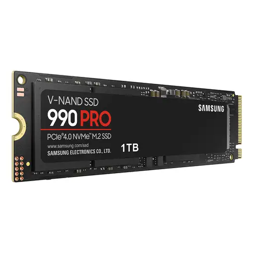 Samsung 990 PRO 1 TB M.2 PCI Express 4.0 NVMe V-NAND MLC
