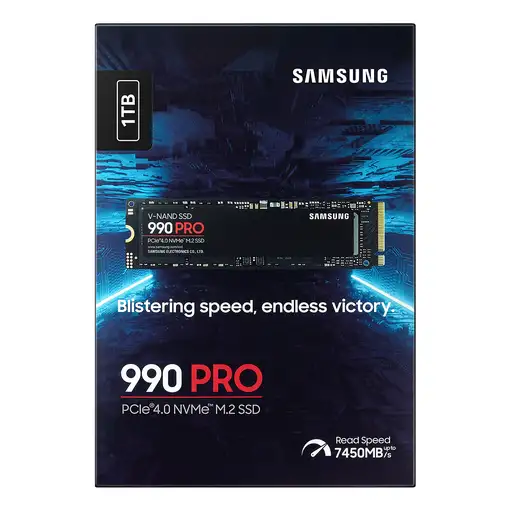 Samsung 990 PRO 1 TB M.2 PCI Express 4.0 NVMe V-NAND MLC