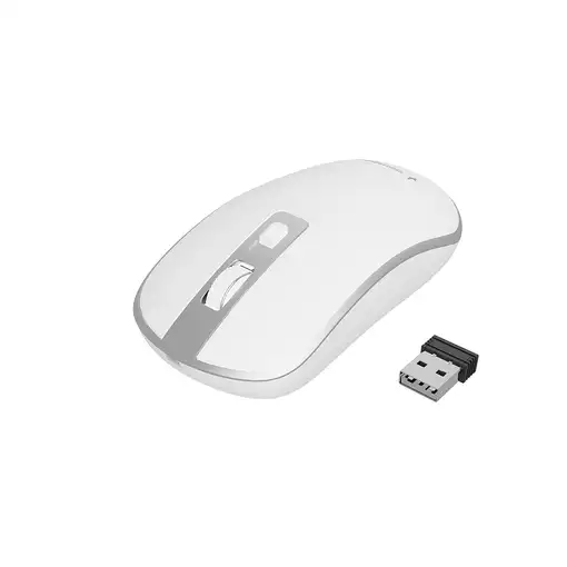 Gembird MUSW-4B-06-WS ratón Oficina Ambidextro RF inalámbrico Óptico 1600 DPI