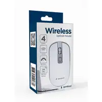Gembird MUSW-4B-06-WS ratón Oficina Ambidextro RF inalámbrico Óptico 1600 DPI