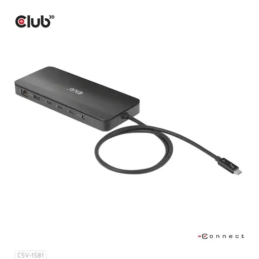 CLUB3D Estación de acoplamiento 11 en 1 con certificación Thunderbolt™ 4