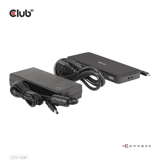 CLUB3D Estación de acoplamiento 11 en 1 con certificación Thunderbolt™ 4
