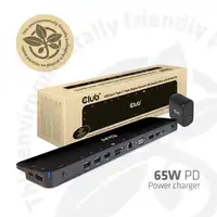 CLUB3D CSV-1564W65 base para portátil y replicador de puertos Acoplamiento USB 3.2