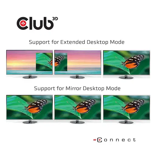 CLUB3D CSV-1564W65 base para portátil y replicador de puertos Acoplamiento USB 3.2