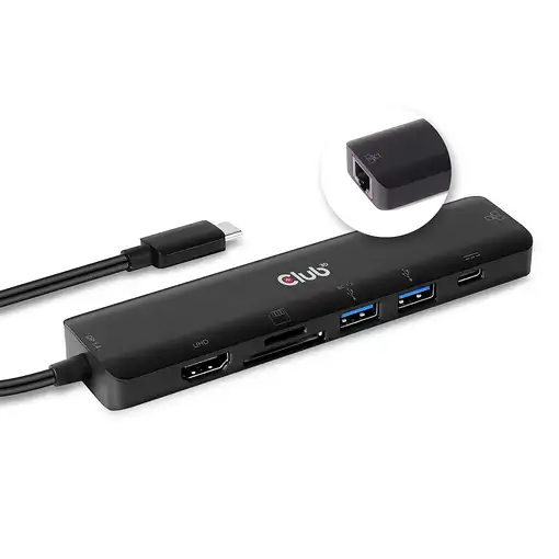 CLUB3D CSV-1592 base para portátil y replicador de puertos Acoplamiento USB 3.2 Ge