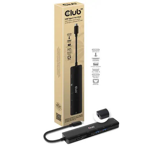 CLUB3D CSV-1592 base para portátil y replicador de puertos Acoplamiento USB 3.2 Ge