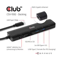 CLUB3D CSV-1592 base para portátil y replicador de puertos Acoplamiento USB 3.2 Ge