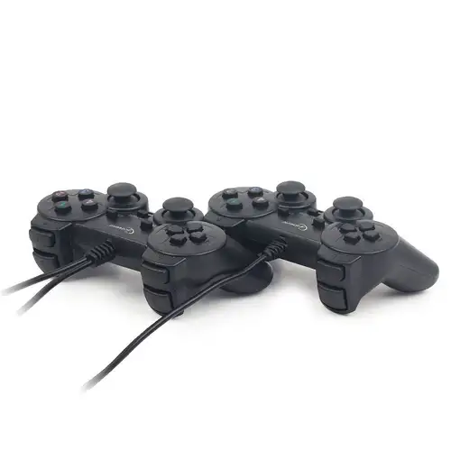 Gembird JPD-UDV2-01 mando y volante Negro USB 2.0 Gamepad Analógico/Digital PC