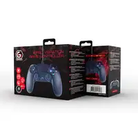 Gembird JPD-PS4U-01 mando y volante Negro USB Gamepad Analógico PC, PlayStation 4