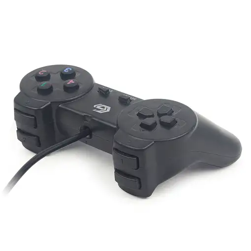 Gembird JPD-UB2-01 mando y volante Negro USB 2.0 Gamepad PC