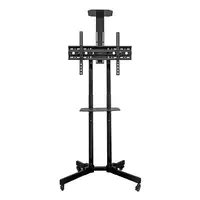 UNYKAch Soporte De Suelo Universal Móvil, Con 2 Bandejas Y Altura Regulable UK501