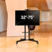 UNYKAch Soporte De Suelo Universal Móvil, Con 2 Bandejas Y Altura Regulable UK501