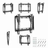 Gembird WM-42T-04 soporte para TV 106,7 cm (42") Negro