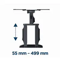 Gembird WM-55ST-01 soporte para TV 139,7 cm (55") Acero