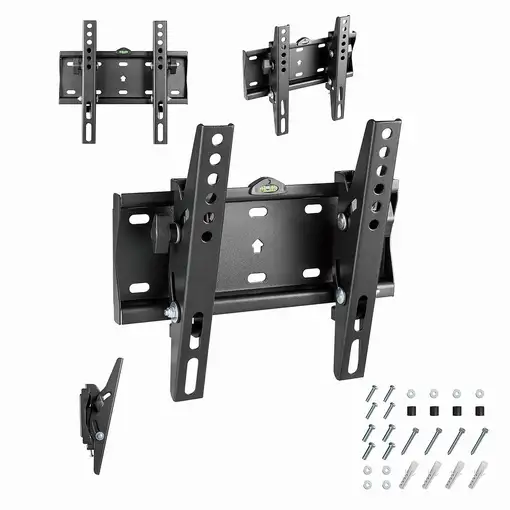 Gembird WM-42T-02 soporte para TV 106,7 cm (42") Negro