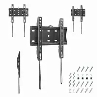 Gembird WM-42F-01 soporte para TV 106,7 cm (42") Negro