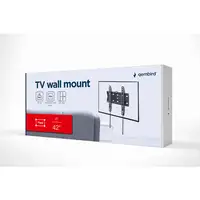 Gembird WM-42F-01 soporte para TV 106,7 cm (42") Negro