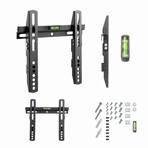 Gembird WM-42F-02 soporte para TV 106,7 cm (42") Negro