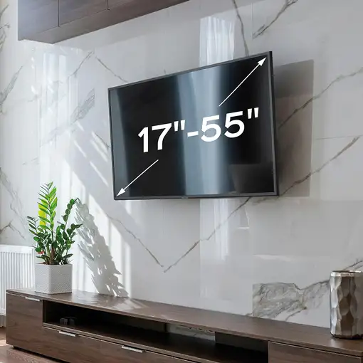 UNYKAch Soporte De Pared Universal Inclinable Y Giratorio UK1113 17″-55″ TV / Moni