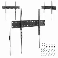 Gembird WM-70F-01 soporte para TV 177,8 cm (70") Negro