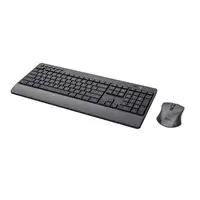 Trust Trezo teclado Ratón incluido Universal RF inalámbrico QWERTY Español Negro